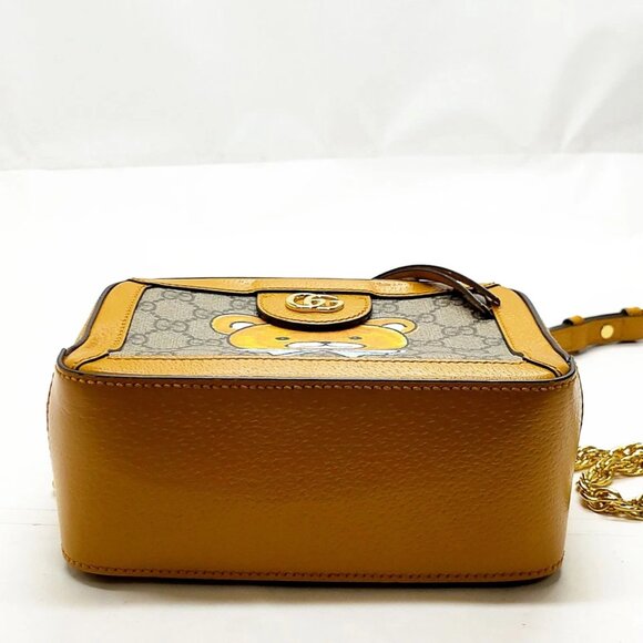 Gucci Shoulder Bag Brown PVC 800-080725 - Picture 5 of 14